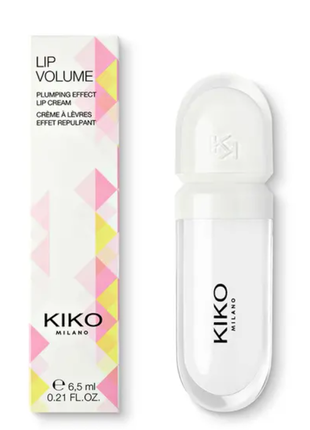 Корегуючий крем для губ для обєму - kiko milano lip volume