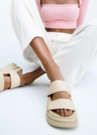 Шлепанцы zara