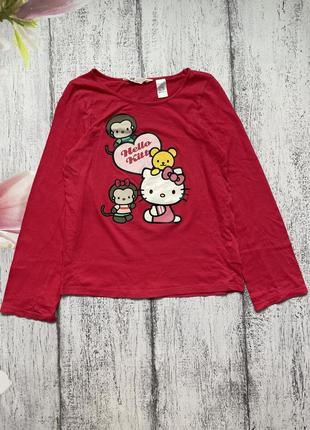 Крутая кофта реглан hello kitty h&m 6-8года