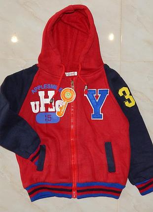 Куртка-бомбер тепла 5-9 років 5