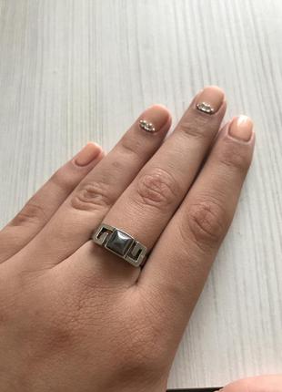 Кольцо серебро