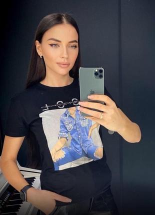 🔥 футболка 🔥 хлопок принт турция