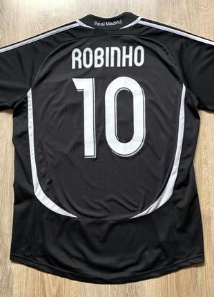 Чоловіча футбольна футболка форма джерсі adidas real madrid robinho 102 фото