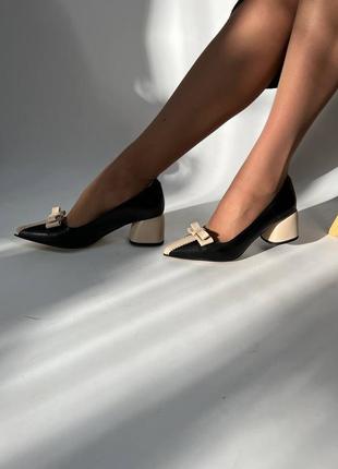 Ексклюзивні туфлі човники італійська шкіра6 фото