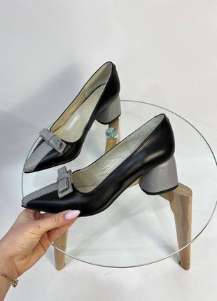 Ексклюзивні туфлі човники італійська шкіра2 фото