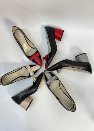 Ексклюзивні туфлі човники італійська шкіра9 фото