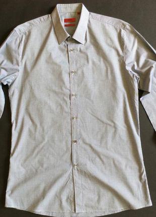 Мужская рубашка hugo boss slim fit оригинал  размер xl2 фото
