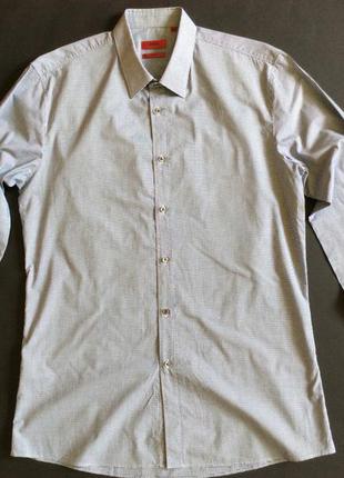 Мужская рубашка hugo boss slim fit оригинал  размер xl