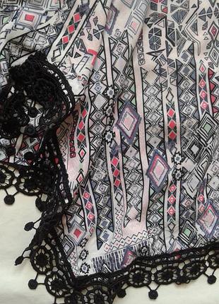 Легкий кардиган-кимоно. принт ацтек ( 9 лет  ) 3