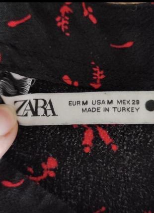 Zara оверсайз сукня з воланами7 фото