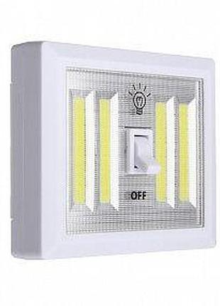 Фонарь безпроводной на батарейках light switch hy-604 с тумблером