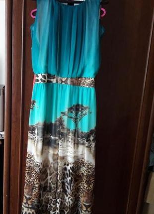 Платье, сарафан в принт - турция1 фото