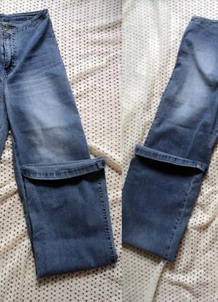 Оригінальні високі джинси від whitney на високу дівчину.туреччина.w27l34.літо2 фото