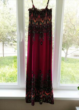 Платье-сарафан с узорами bonprix4 фото