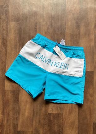 Шорты calvin klein swimwear оригинал новые плавательные размер xs1 фото