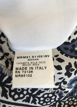 Люксовая шелковая юбка marina rinaldi, италия.5 фото