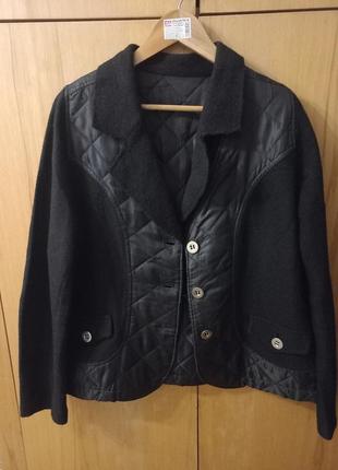 Женская стеганая куртка, пиджак, шерсть2 фото