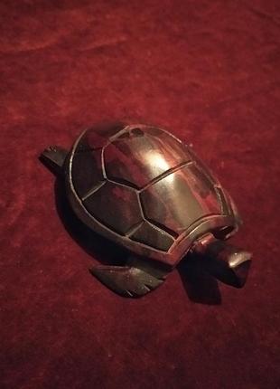 Статуетка. черепаха з дерева. 4