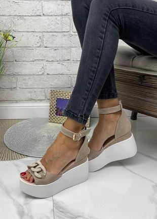 Босоножки натуральный замш 36-41