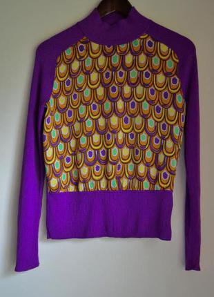 Кофта emilio pucci з шовкової вставкою