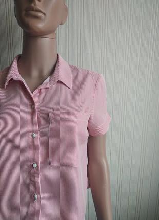 Женская укороченная рубашка bershka размер  xs.2 фото