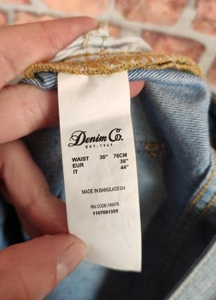 Джинсовые шорты denim co 6