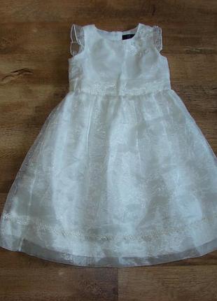 Нарядное платье f&f на 2-3 года