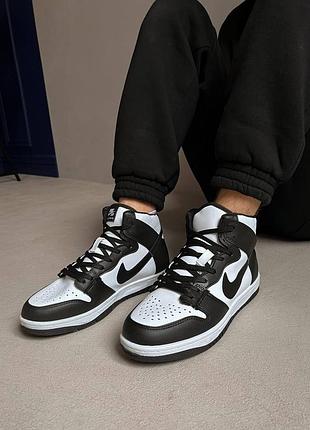 Кросівки dunk hight black кроссовки 4