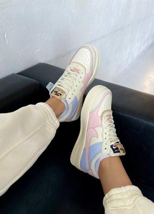 Кроссовки nike air force shadow « pink glaze »9 фото