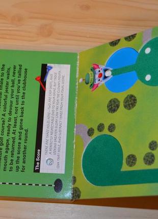 Miniature book of miniature golf, дитяча книга англійською9 фото