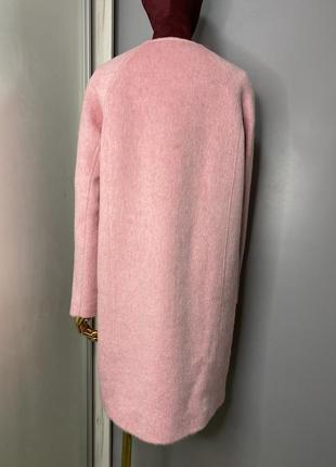 Шерстяное классическое пальто розовое блейзер треня rundholz owens cos lang7 фото