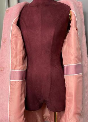 Шерстяное классическое пальто розовое блейзер треня rundholz owens cos lang2 фото