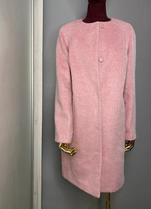 Шерстяное классическое пальто розовое блейзер треня rundholz owens cos lang4 фото
