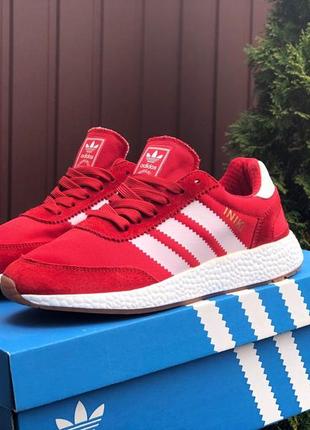 Adidas iniki red женские кроссовки адидас иники красные1 фото