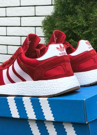 Adidas iniki red женские кроссовки адидас иники красные2 фото