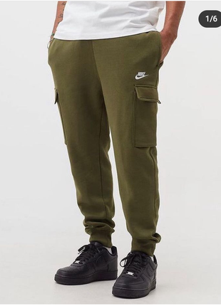 Чоловічі штани nike sportswear club fleece cargo bb