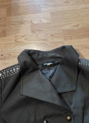 Пиджак коричневый l-xl6 фото