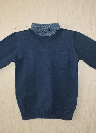 Дуже стильний джемпер next для юного модника