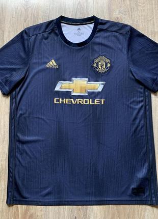 Футбольна колекційна футболка джерсі adidas manchester united 2019 original third shirt