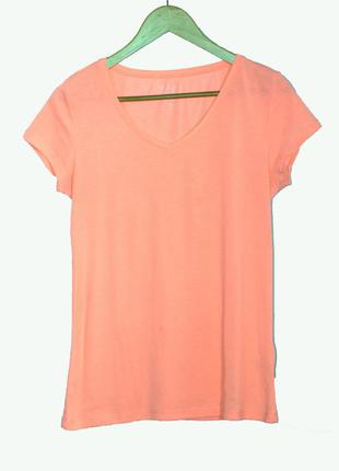 Яркая оранжевая футболка. beautiful basics, туречна1 фото