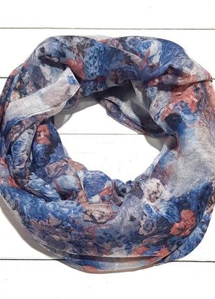 Женский шарф хомутик  из вискозы1 фото