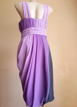 Красивое платье фиолетовое омбре debut англия4 фото