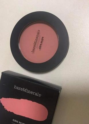 Рум'яна bareminerals gen nude glow blusher бареминералс. акція 1+1=3