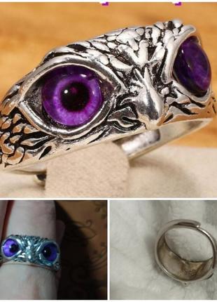 Перстень, колечко "сова"