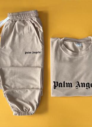 Чоловічий спортивний трикотажний костюм palm angels