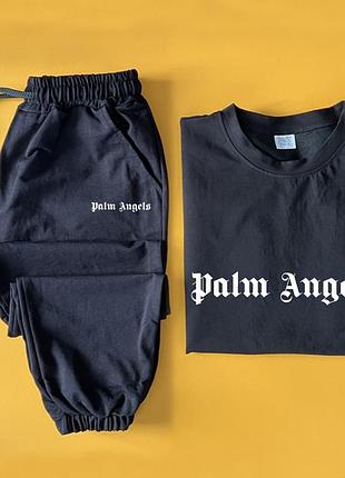 Мужской спортивный трикотажный костюм palm angels