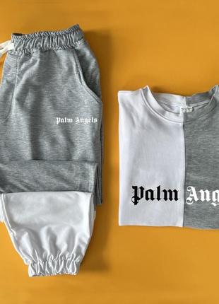 Мужской спортивный трикотажный костюм palm angels