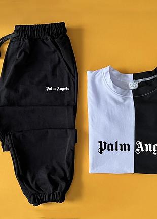 Мужской спортивный трикотажный костюм palm angels