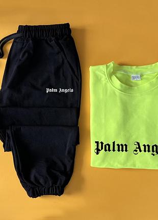 Мужской спортивный трикотажный костюм palm angels