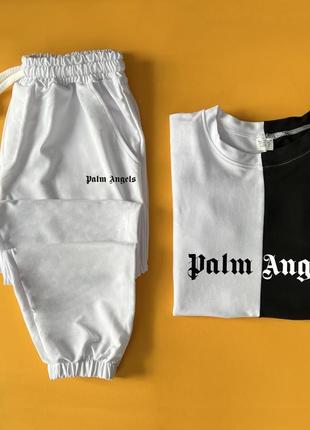 Мужской спортивный трикотажный костюм palm angels